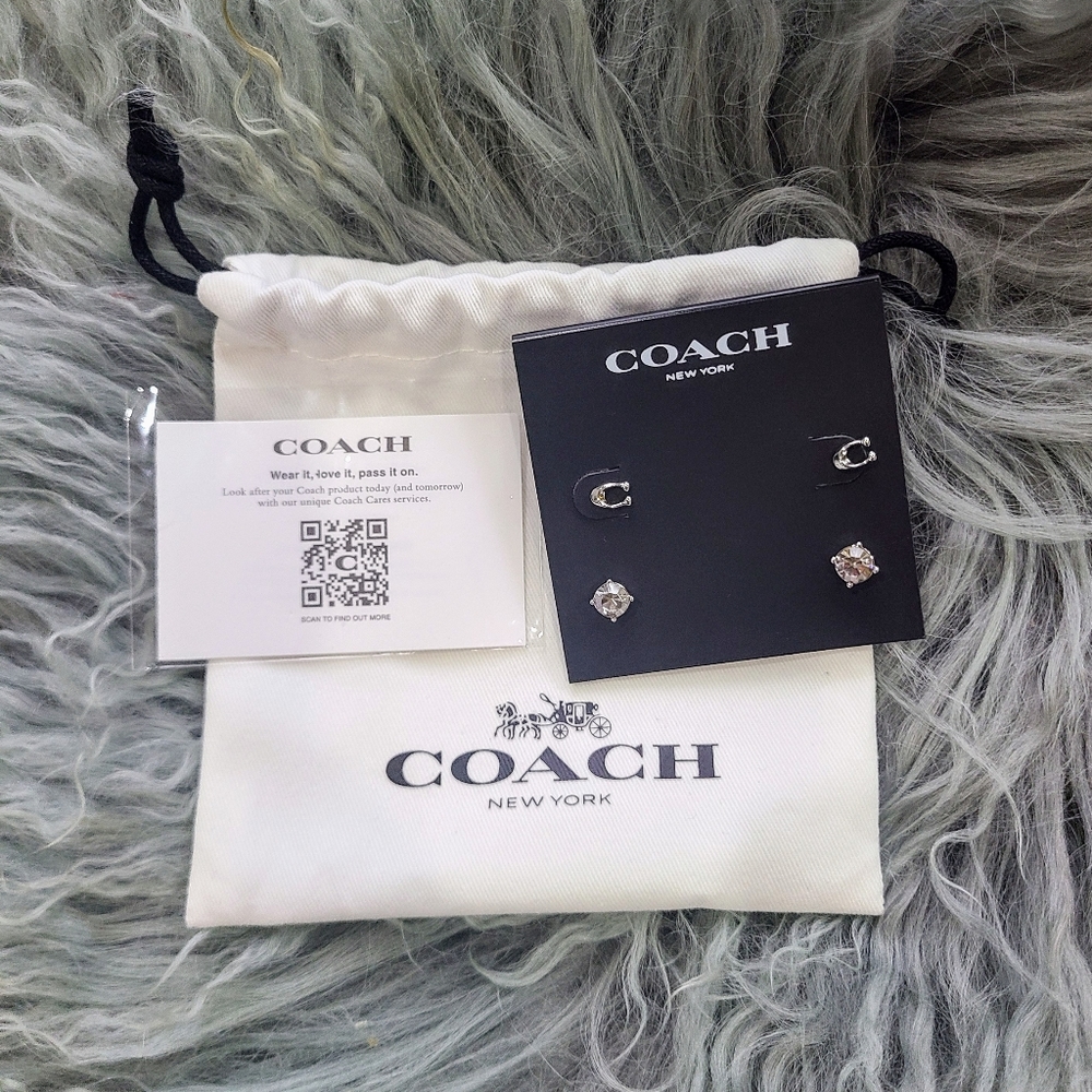Coach earings